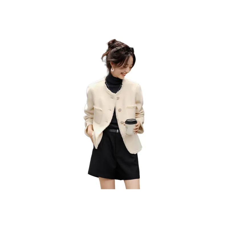 Mo Han Yi Mei Coat Women's Star Ecru-0