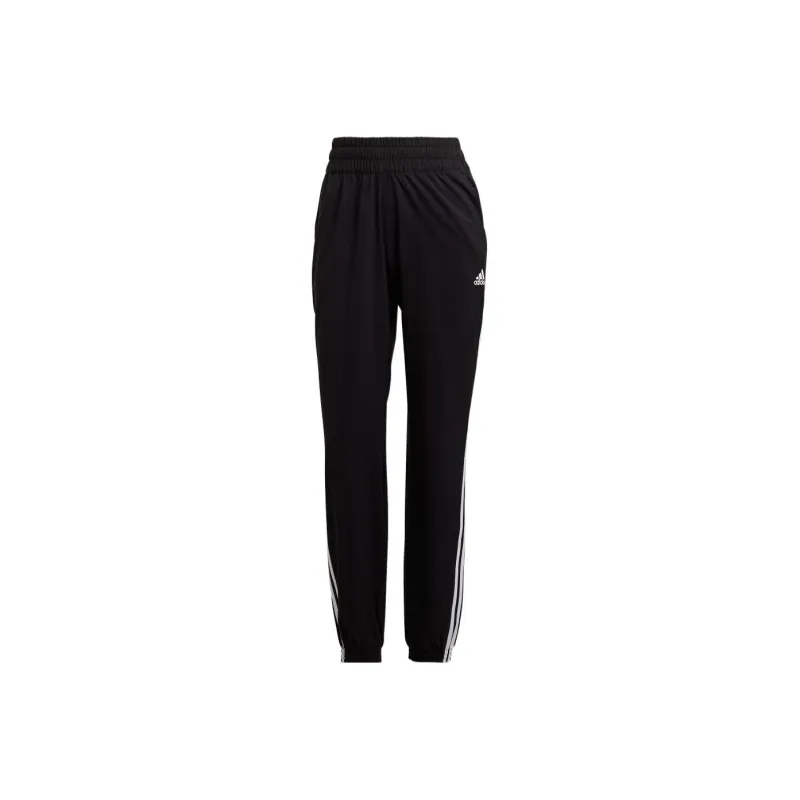Adidas Knitted Sports Pants Women's Black-0