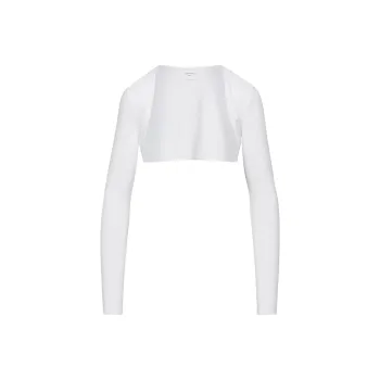ARITZIA Contour Shrug Cropped Coats Women's White/White