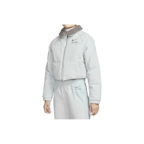 Nike Cropped Coats Women's Light Blue