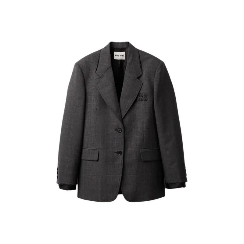 MIU MIU Business Suits Coats Women's Slate Gray-0