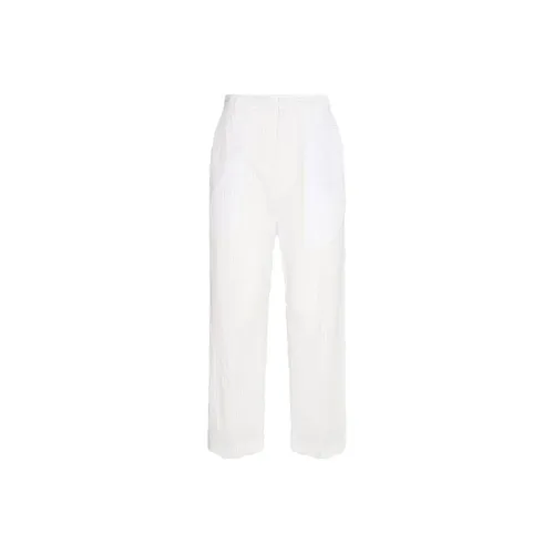 MM6 Maison Margiela Pinstripe Cropped Trousers