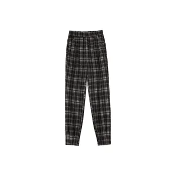 0571 Family Casual Pants Women's Plaid