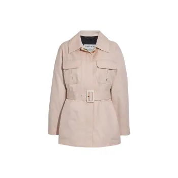 COACH Trench Coat Women's Almond
