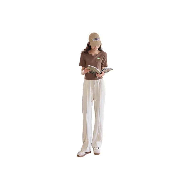 Demana Casual Pants Women's Raw White-0