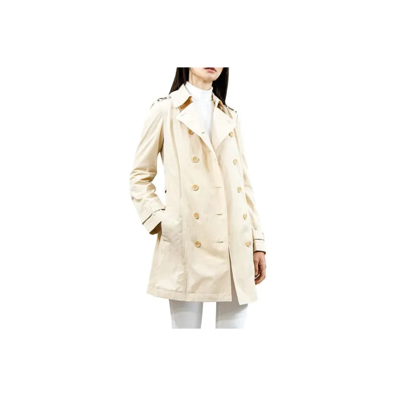 ARMANI JEANS Trench Coats Women's Umber-0