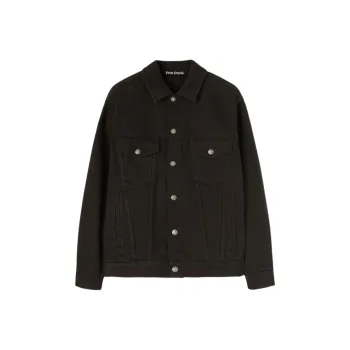 PALM ANGELS Logo Patch Denim Jacket
