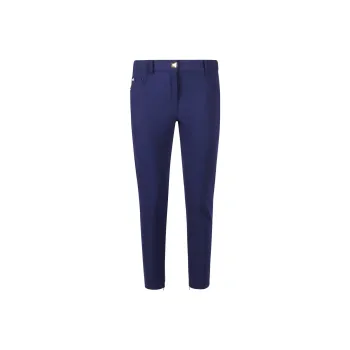 Elisabetta Franchi FW22 Casual Pants Women's Blue