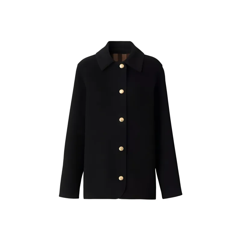 Burberry Single breasted Wool Jacket-0