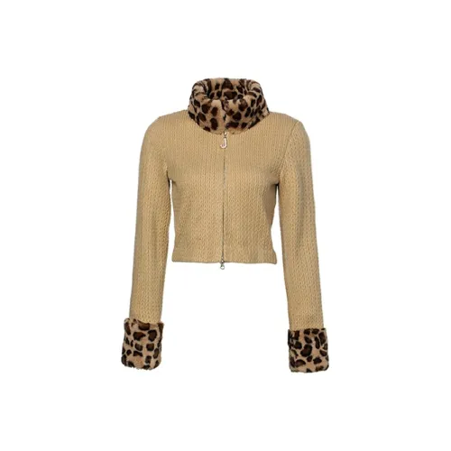 JYOSEI Cropped Coat Women's Camel