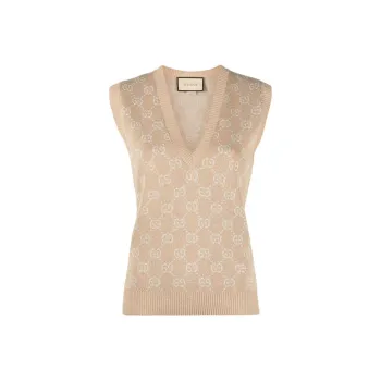 GUCCI Vests Women's Khaki