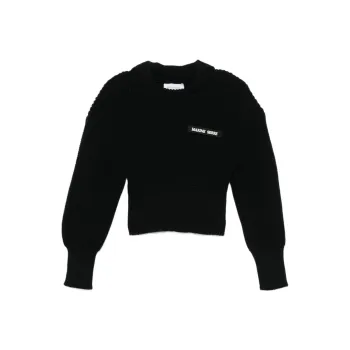 Marine Serre Half Cardigan Knit Sweater