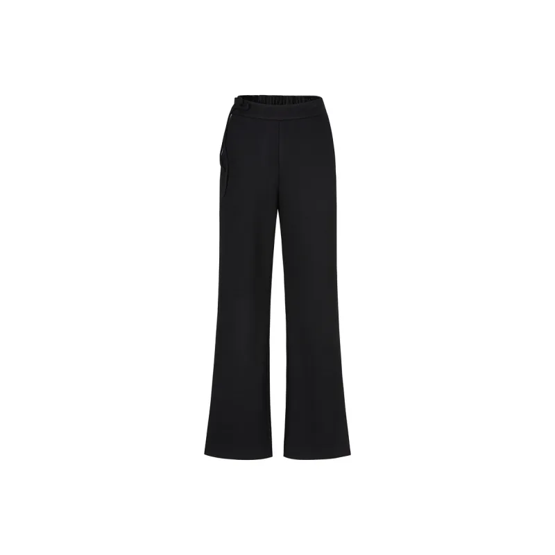 JZ. ANNAKRO Casual Pants Women's Plain Black-0