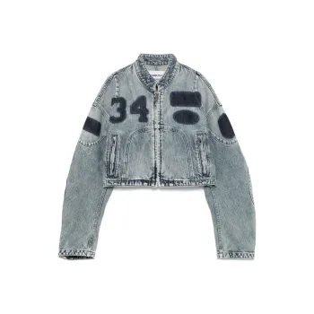 AMBUSH Denim Rider Jacket 'Black'