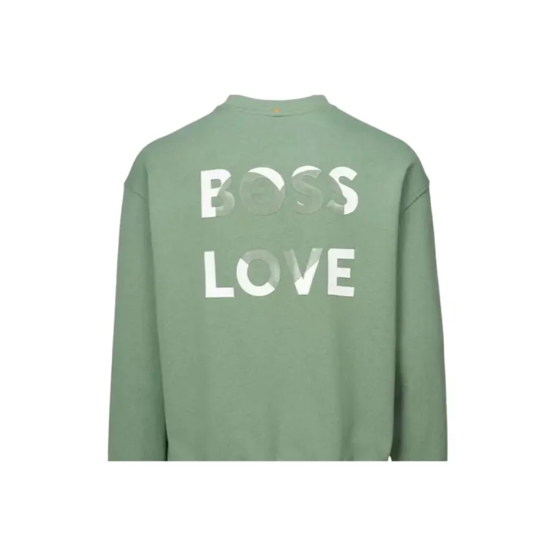 HUGO BOSS Sweatshirt Unisex Light Green-2