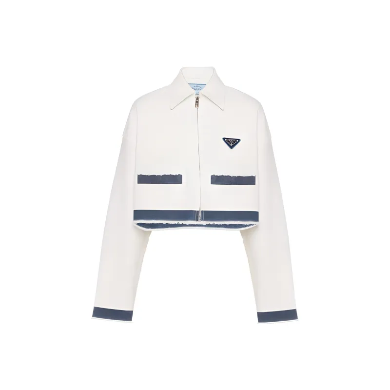 PRADA Denim Jackets Women's White-0