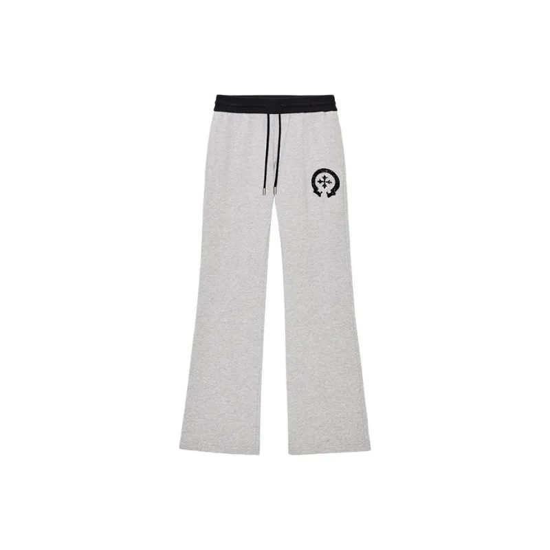 Ed Hardy SS24 Casual Pants Women's Light Smoke Gray-0