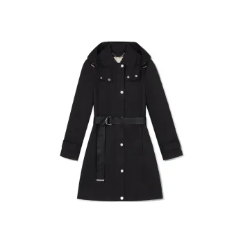 MICHAEL KORS Trench Coat Women's Black