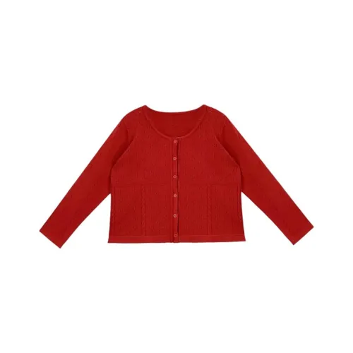 WUPODAMANVZHUANG Knitwear Women's Yun Red