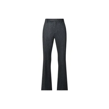 AMIRI Sequin embellished Pinstripe Flared Trousers