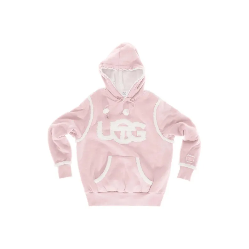 UGG X UGG Shearling Hoodie Pink-0