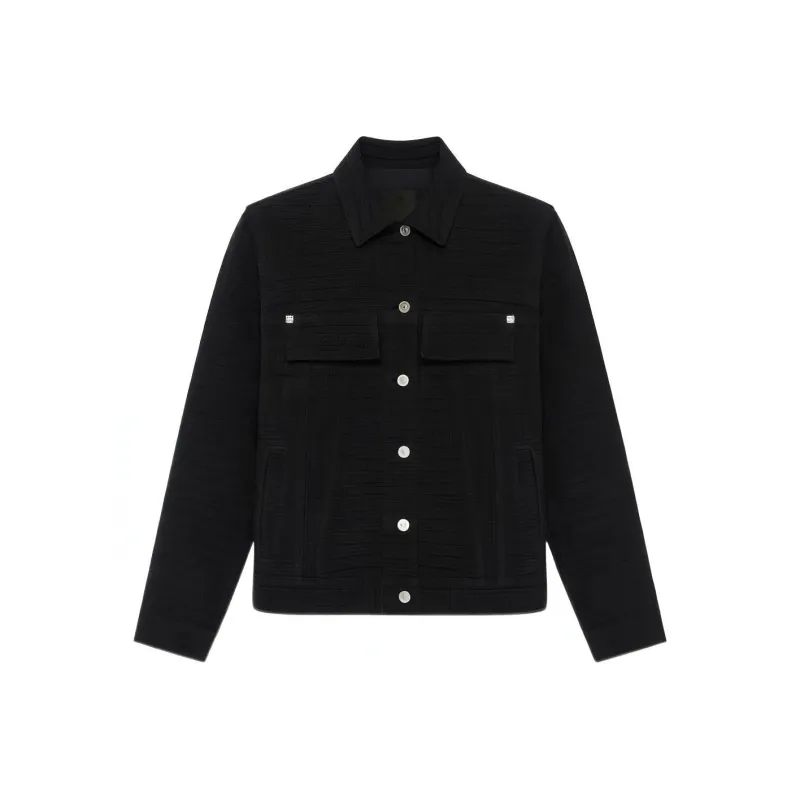 GIVENCHY SS22 Denim Jacket Women's Black-0