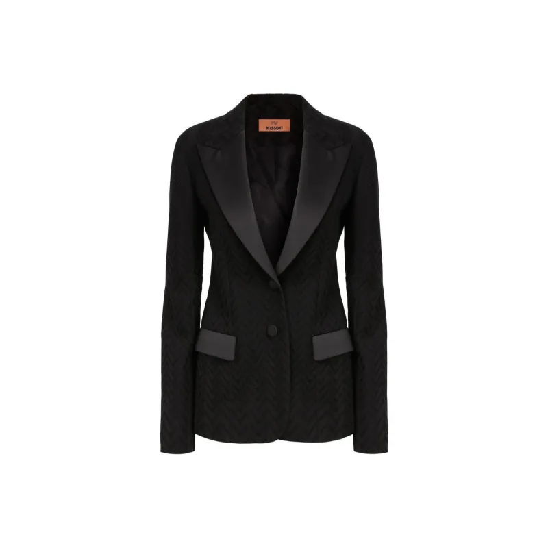 MISSONI Chevron knit Blazer-0