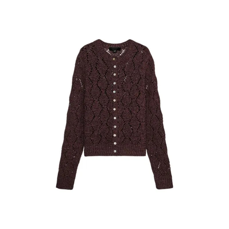 ZARA Knitwear Women's Eggplant Purple-0