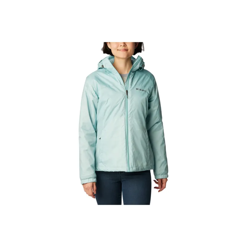 Columbia Puffer Jackets Women's Light Blue-0