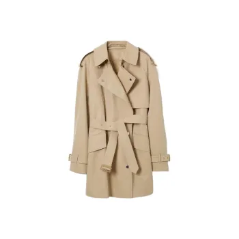 Burberry Bonded Cotton Gabardine Trench Coat