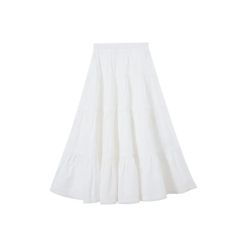 SUSANSAN Casual Long Skirt Women's-5
