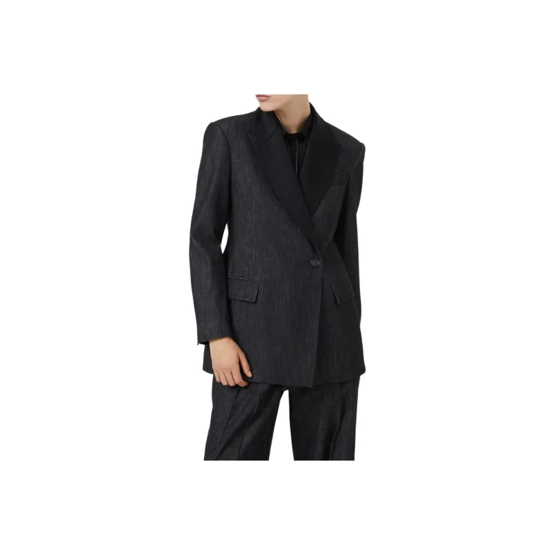 Brunello Cucinelli Long Sleeved Tailored Blazer-0