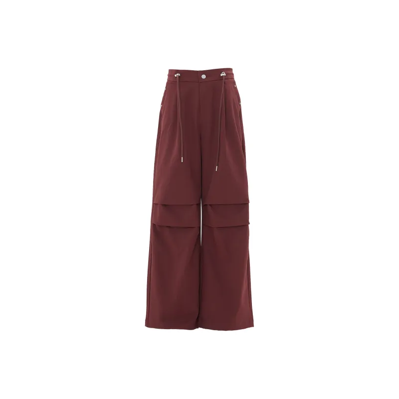 Rose Casual Pants Women's Ancora Red-2