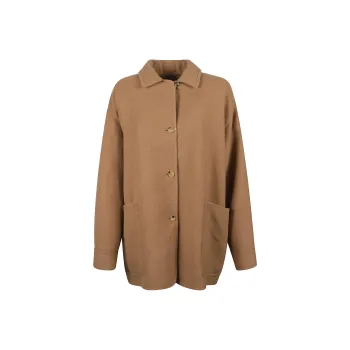 MaxMara Collared Button Up Coat