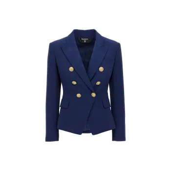 BALMAIN Double Breasted Button Detailed Blazer