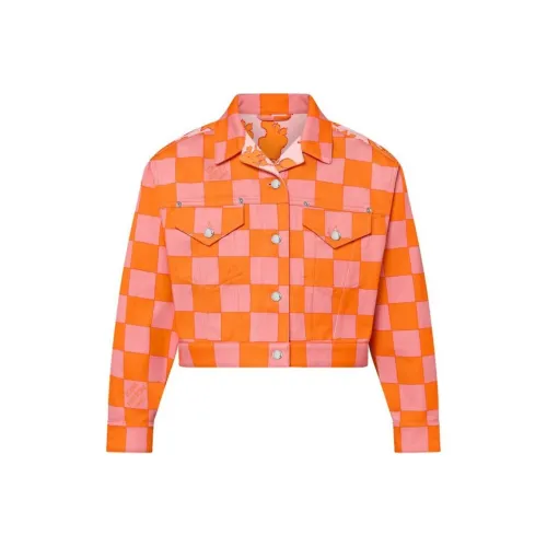 LOUIS VUITTON Bouquet Damier Denim Jacket