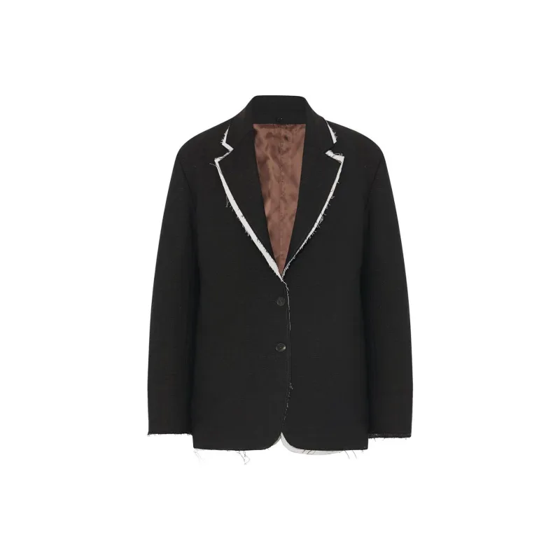 THE ROW Lysandre Jacket 'Dark Brown Melange'-0