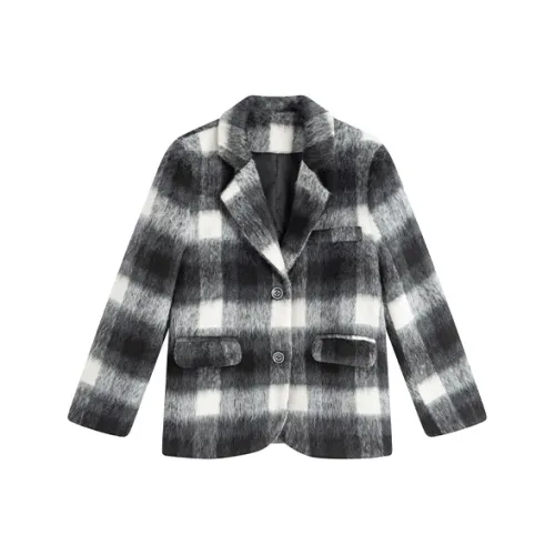 KING PRINCE Velvet-feel Coat Women's