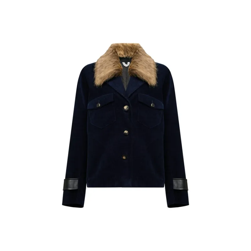 Lost In Echo Cropped Coats Women's-0