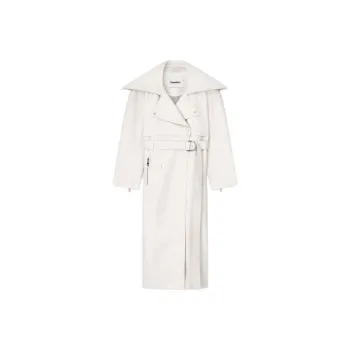NANUSHKA Marielle Leather Biker Coat