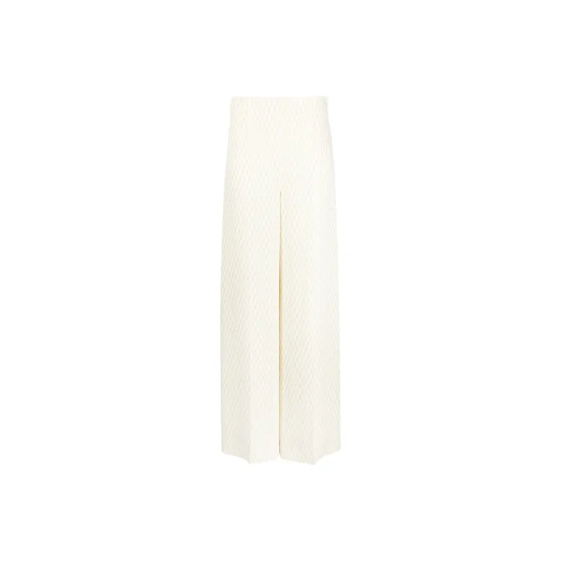 JOSEPH Alane Geometric print High waisted Trousers-0
