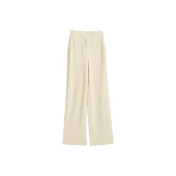 Yiner Casual Pants Women's Cream White