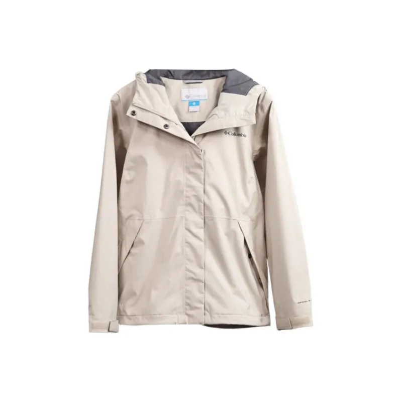 Columbia Windproof Windbreaker Jacket Women's Beige-0