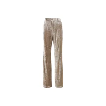 Balenciaga Wide Leg Chenille Trousers