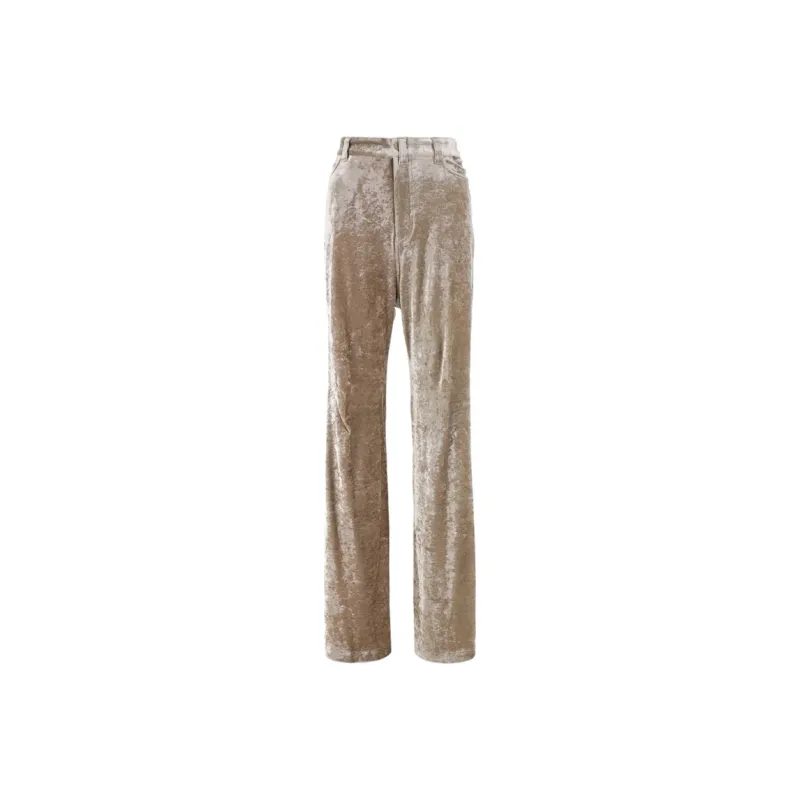 Balenciaga Wide Leg Chenille Trousers-0