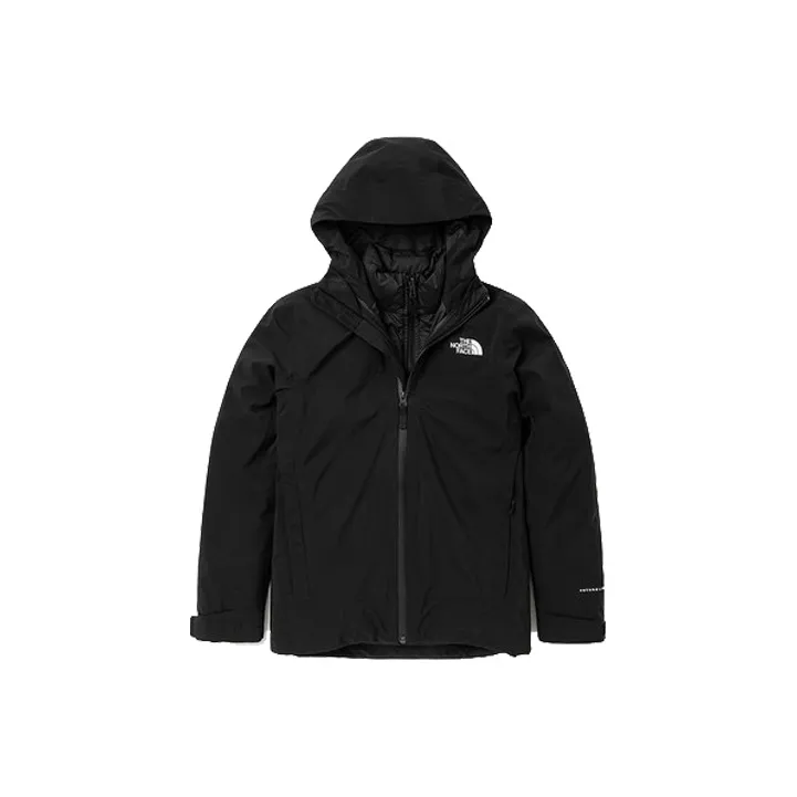 THE NORTH FACE Water Resistant Windproof Breathable Warm Windbreaker Jacket Women's Black-0