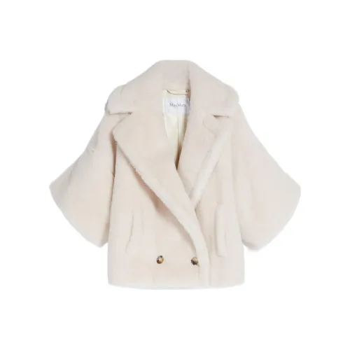 MaxMara SS23 Chinese New Year Cropped Coats Women's White