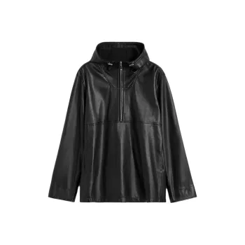 TOTEME SS24 Leather Jacket Women's Black