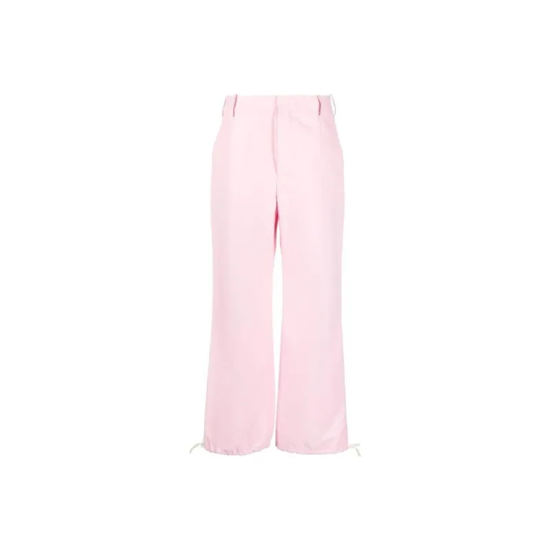 MARNI Logo Embroidered High Waist Trousers-0