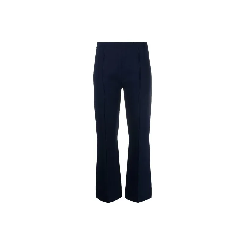 THEORY Flared Knitted Trousers-0